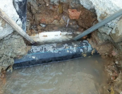 恒山测漏水之水管漏水